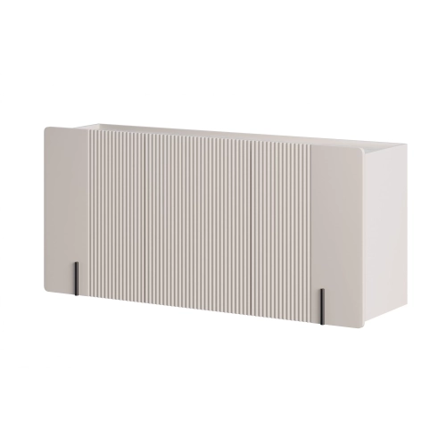 Komoda Malmi 150 cm wisząca - kaszmir / crema bianca / czarny